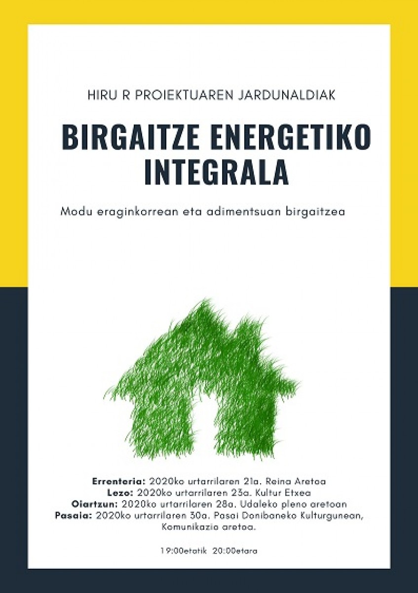 Bizilagun eraikinen birgaitze efizienteari buruzko tailerra izango da hilaren 28an